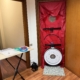Apparecchiatura per Blower Door Test installata nella palazzina uffici a Marano Ticino